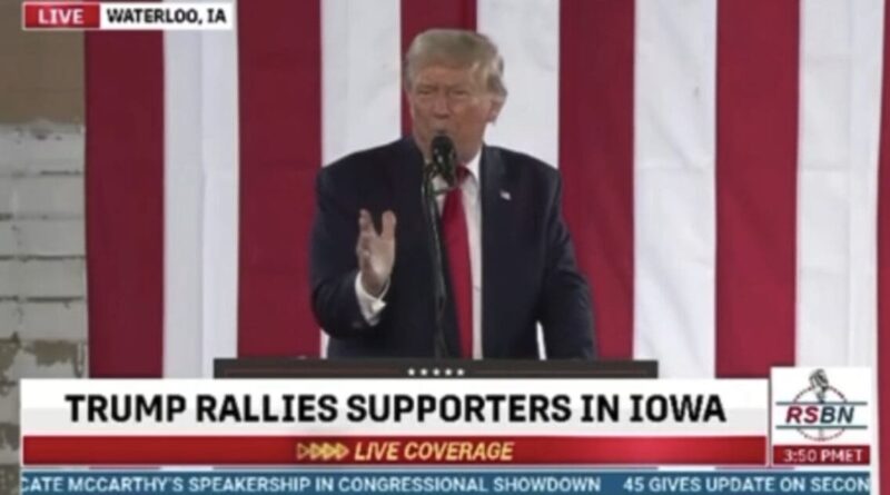 (VIDEO) "Israel is At War, And The United States MUST Support Israel” - Trump Addresses Israel Attack and "Weak" Joe Biden's Failures While Speaking in Iowa, Vows to Cut Off Funding to Palestinian Terrorists | The Gateway Pundit | by Jordan Conradson