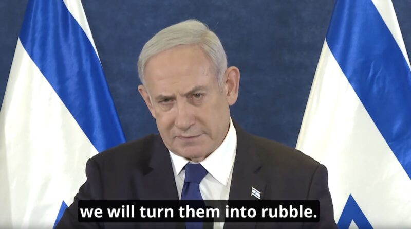 A Ground Invasion of Gaza is Coming: Prime Minister Benjamin Netanyahu Issues Stark Warning to Hamas - Tells Gaza Civilians to “Leave Now Because We Will Operate Forcefully Everywhere” (VIDEO) | The Gateway Pundit | by Jim Hᴏft