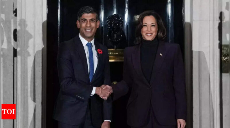 Harris and Sunak due to discuss cutting-edge AI risks at UK summit - Times of India