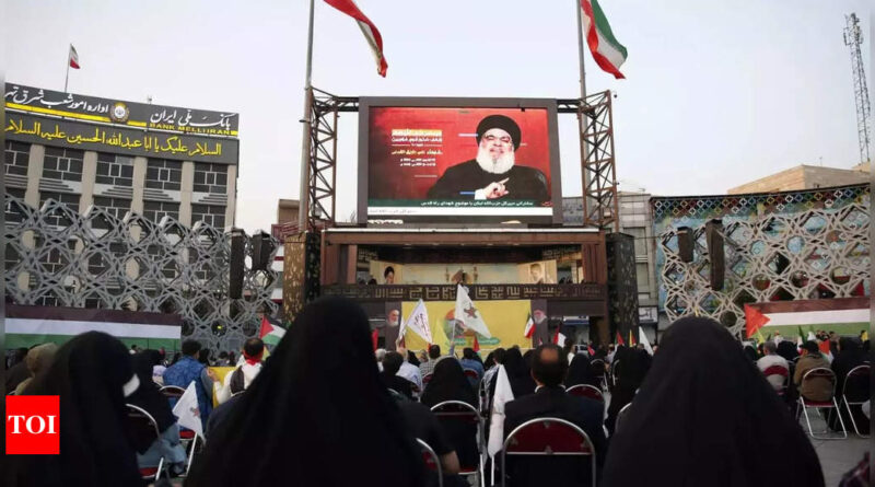 Lebanon's militant Hezbollah leader threatens escalation with Israel as its war with Hamas rages on - Times of India