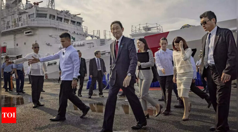 Japan's PM Kishida strengthens alliances amid maritime tensions on Philippine patrol ship tour - Times of India