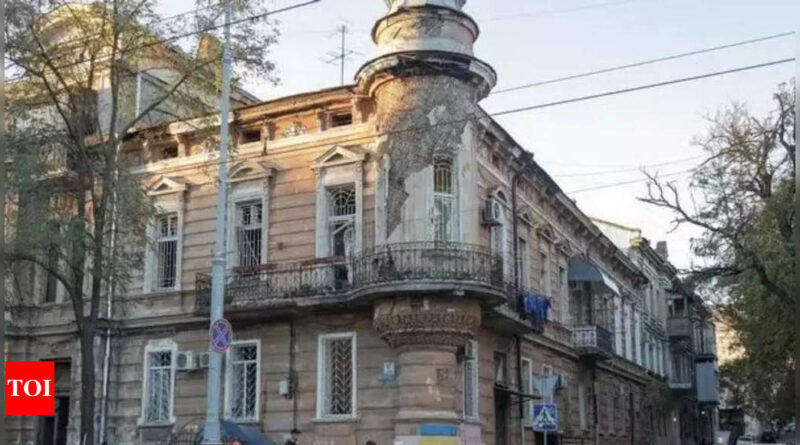 Russian drones and missiles attack Odesa, damaging an art museum - Times of India