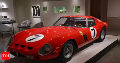 1962 Ferrari auctioned for $51.7 million in New York - Times of India