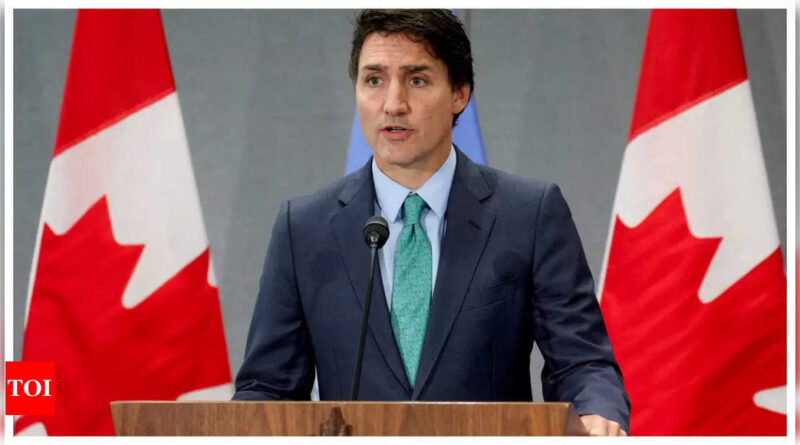 Canadian PM Trudeau tells Israel killing of babies in Gaza must end - Times of India