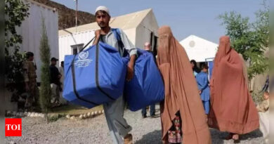 Afghanistan: Refugees in Torkham region appeal for relocation to their homes - Times of India