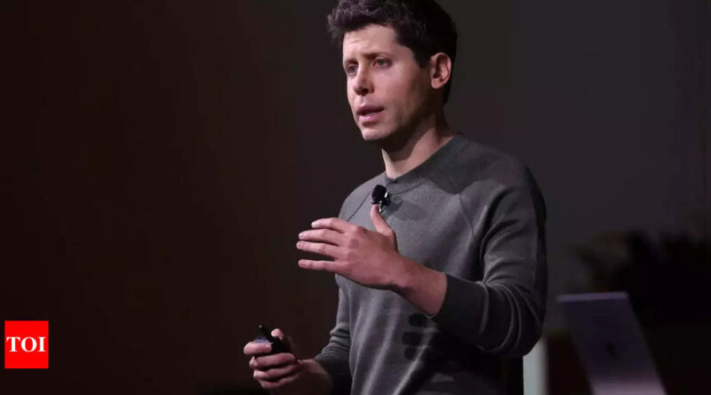 OpenAI's Sam Altman to depart as company's CEO - Times of India