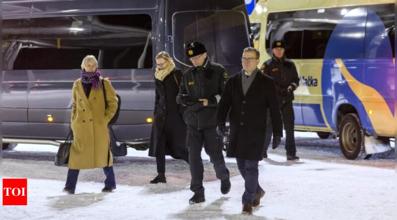 Finland's prime minister hints at further border action as Russia protests closings of crossings - Times of India