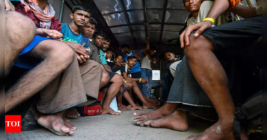 Hundreds of Rohingya refugees set sail from Bangladesh - Times of India