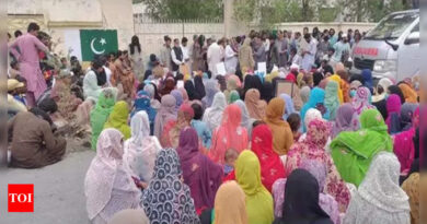 Pakistan: Massive protests erupt in Balochistan's Turbat against fake encounters - Times of India