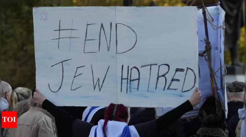 With antisemitism rising as the Israel-Hamas war rages, Europe's Jews worry - Times of India