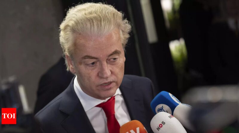 Wilders ally overseeing first stage of Dutch coalition-building quits over fraud allegation - Times of India
