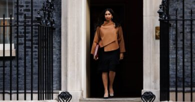 Sacked Suella Braverman says Rishi Sunak has ‘betrayed the nation’ over immigration