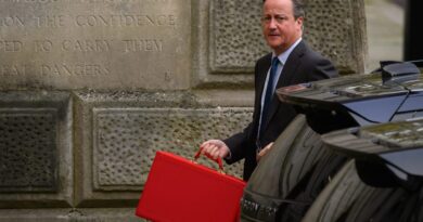 David Cameron takes his place in House of Lords after shock UK comeback